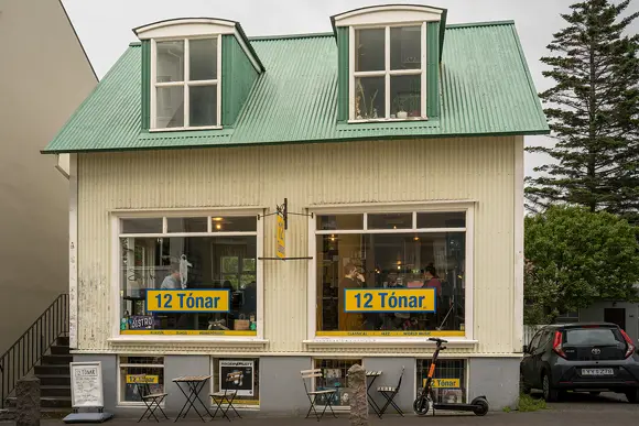 12 Tónar, a vinyl record store in Reykjavík.