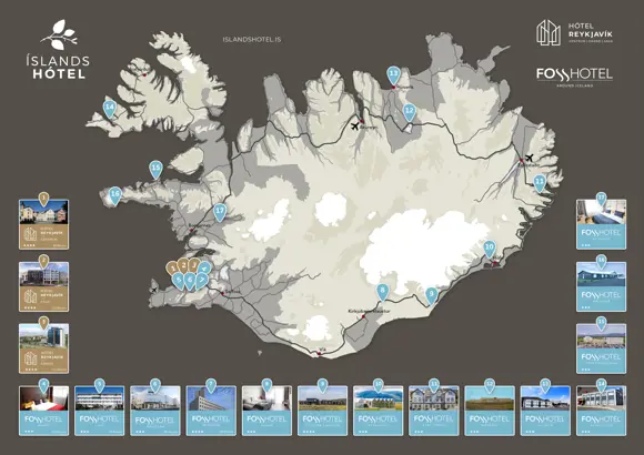 Islandshotel Beaklingur Des 2023 Kort