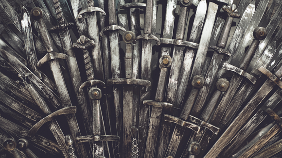 Image of swords from popular tv show Game of Thrones