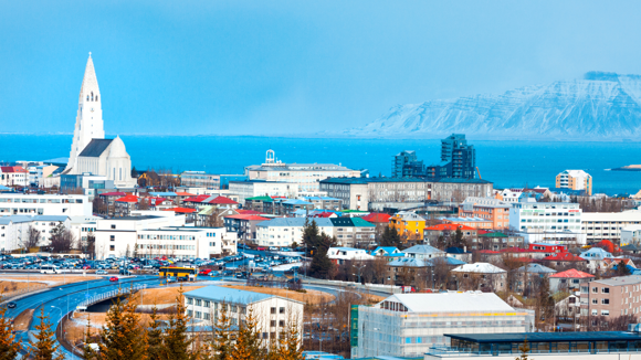 Cityscape Reykjavík, Iceland