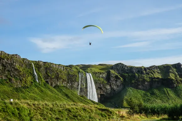 Paragliding in Iceland