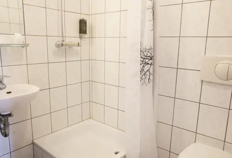 Fosshotel Baron Standard Single Room Bathroom 