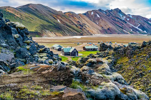 Landmannalaugar in the Highlands of Iceland.